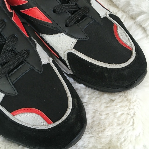 NEW Zadig & Voltaire Multicolor Colorblock Suede Leather Sneakers 40 US 9 - Picture 5 of 14